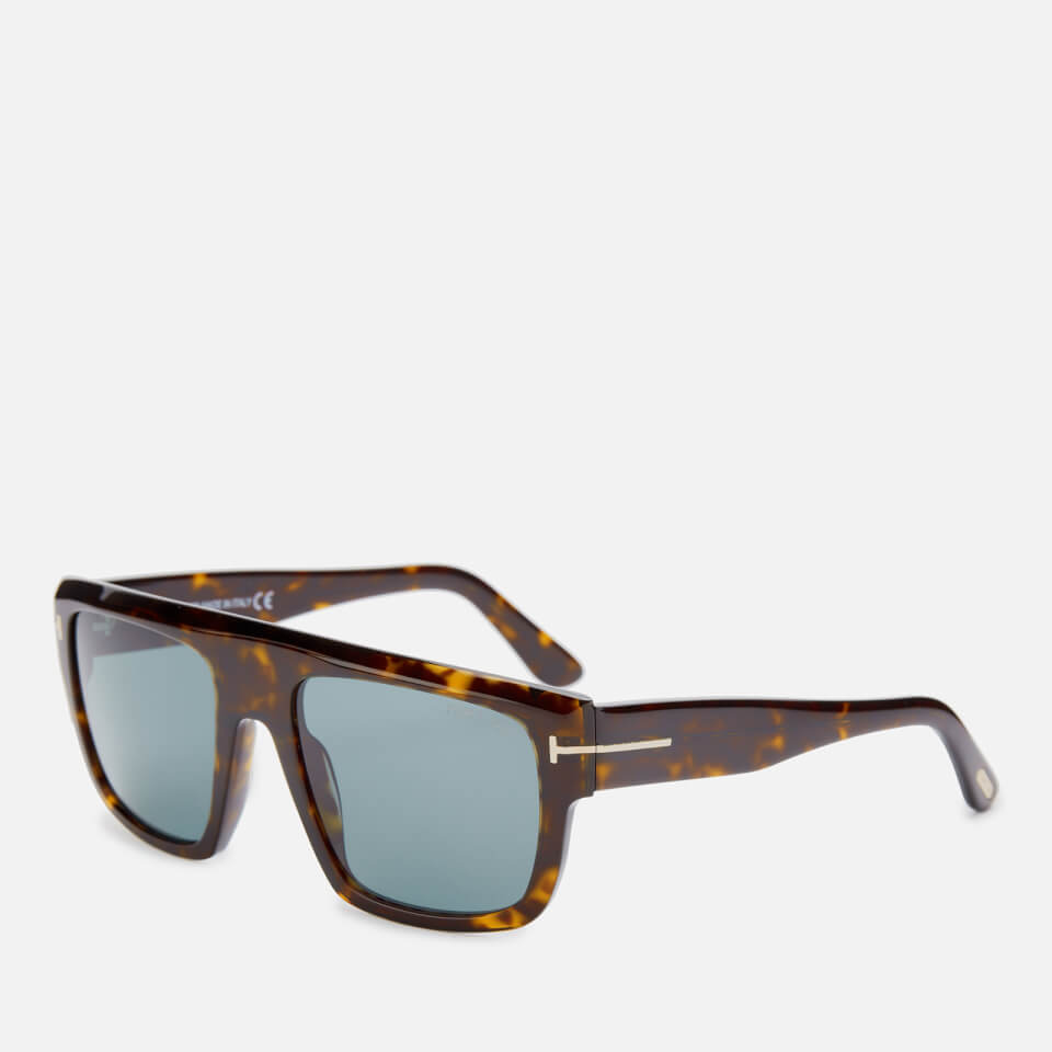 Tom Ford Men's Alessio Sunglasses - Dark Havana/Blue
