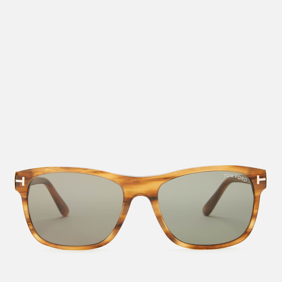 Tom Ford Men's Guilio Sunglasses - Dark Brown/Green