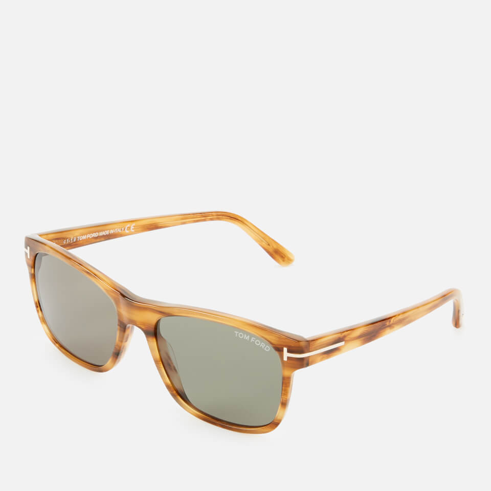 Tom Ford Men's Guilio Sunglasses - Dark Brown/Green