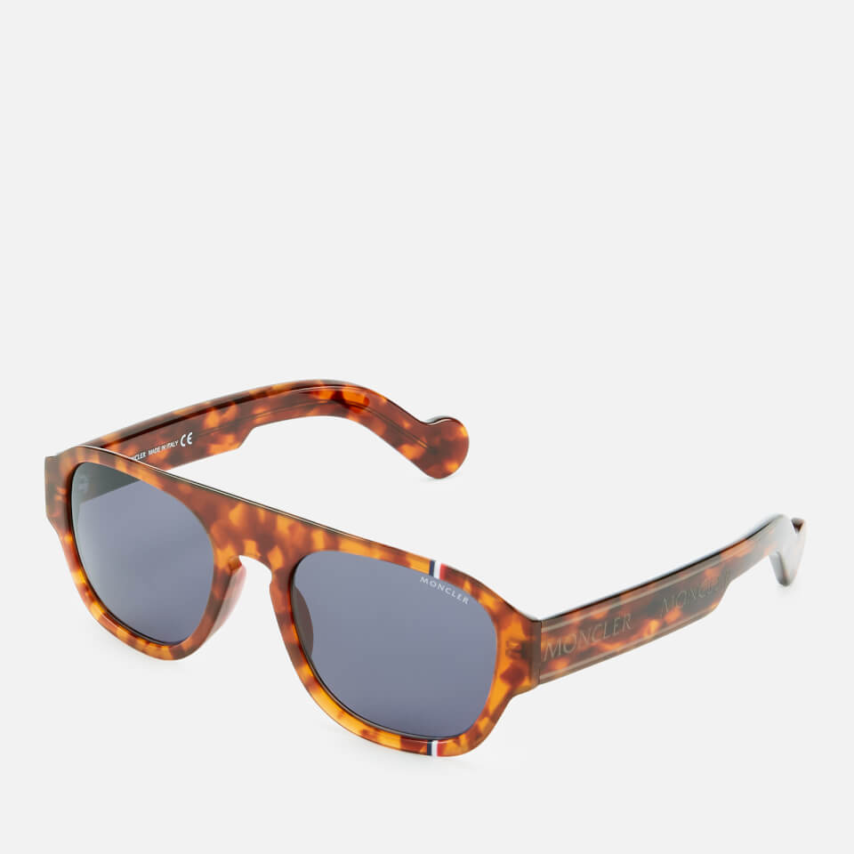 Moncler Men's Acetate Sunglasses - Havana/Blue