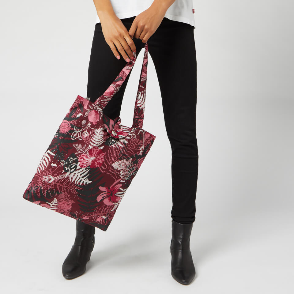Radley Women's Botanical Floral Foldaway Tote Bag - Merlot