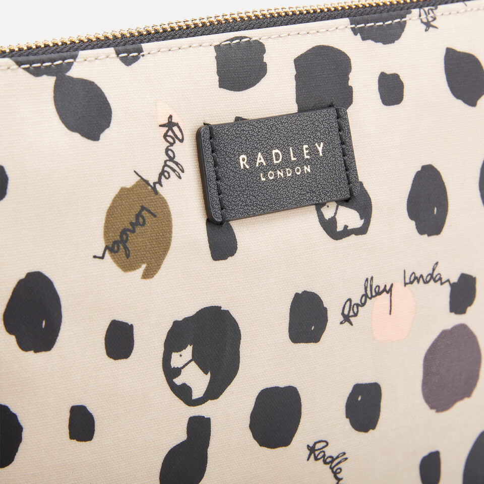 Radley Women's Bubble Dog Small Zip Top Cross Body Bag - Dove Grey