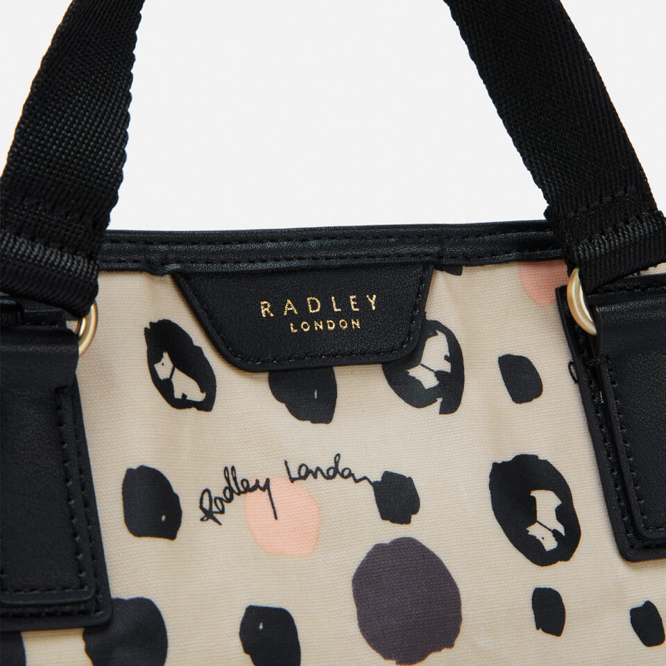 Radley Women's Bubble Dog Medium Zip Top Multiway Bag - Dove Grey