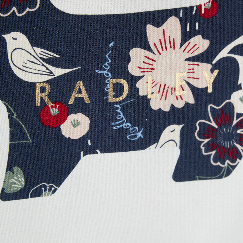 Radley Women's Heritage Dog Painterly Floral Medium Tote Bag - Ink