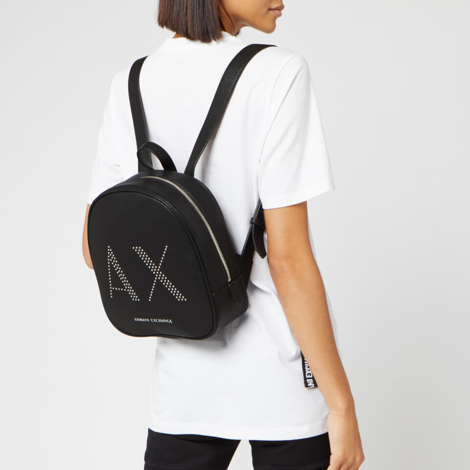 Armani Exchange Women's Kendall Backpack - Black