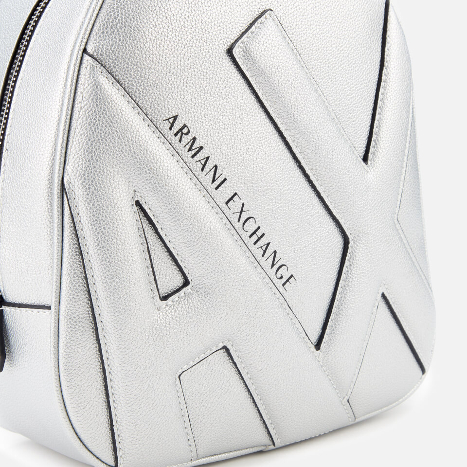 Armani Exchange Women's Emma Backpack - Silver