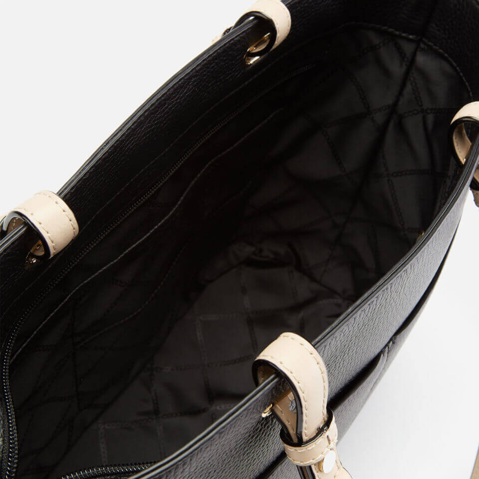 MICHAEL MICHAEL KORS Women's Bedford Medium Top Zip Pocket Tote Bag - Black