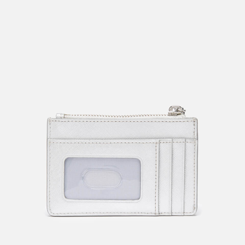 Marc Jacobs Women's Top Zip Multi Wallet - Silver