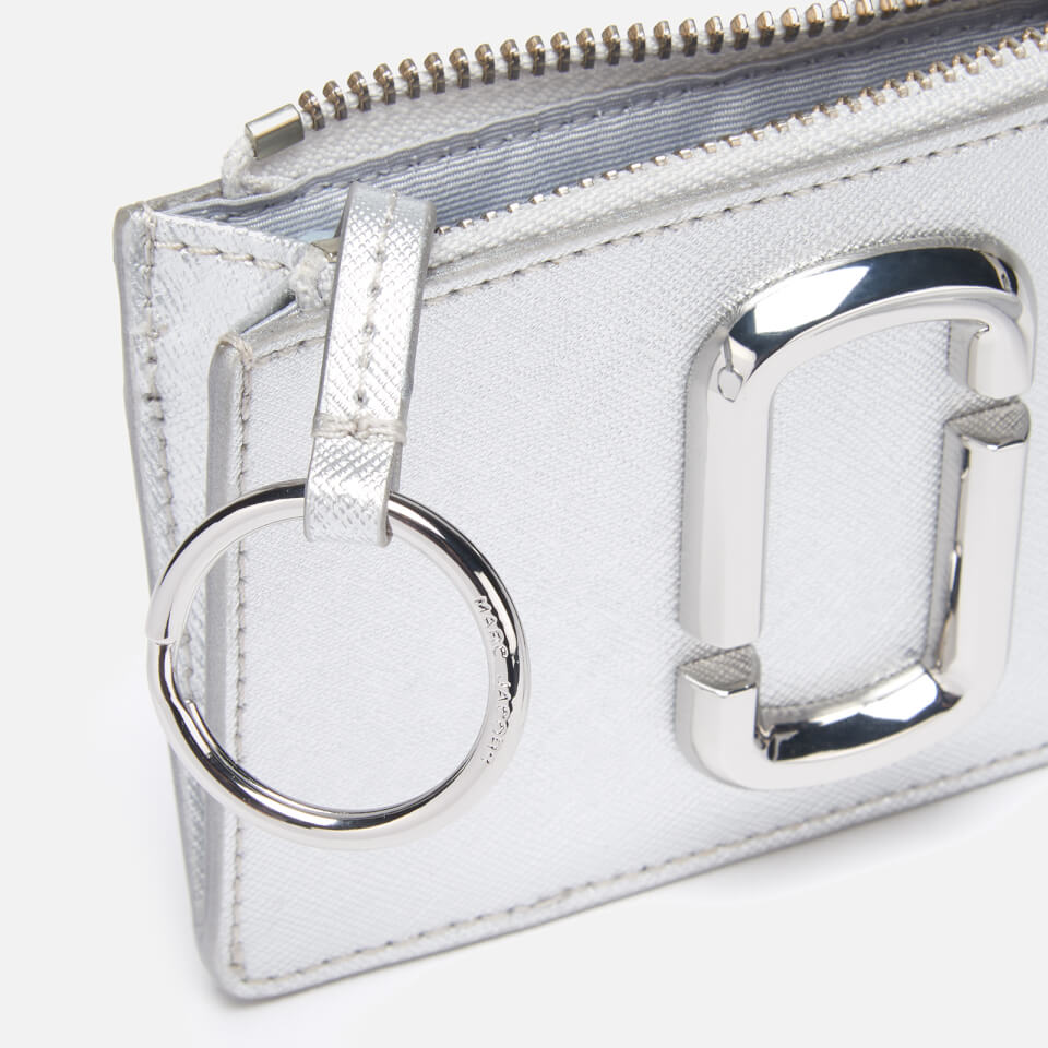 Marc Jacobs Women's Top Zip Multi Wallet - Silver