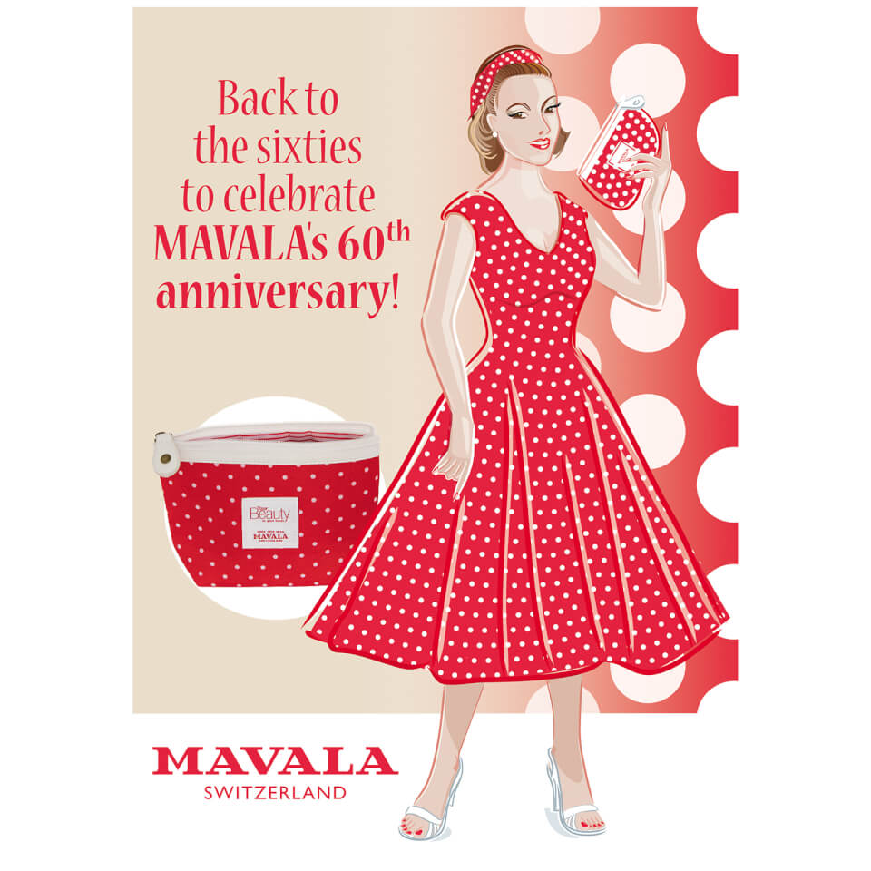 Mavala Anniversary Set with 60's Red Dot Purse