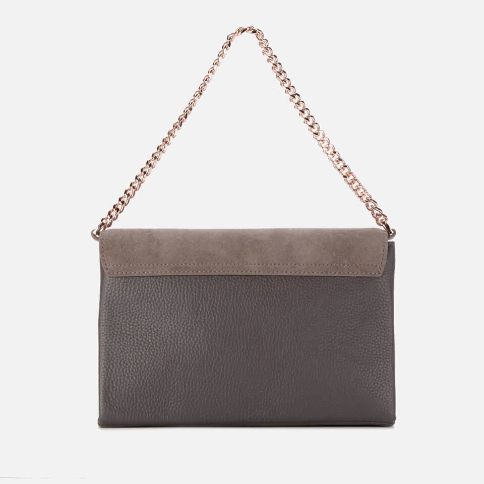 Ted Baker Women's Vierra Flip Clasp Chain Det Cross Body Bag - Taupe