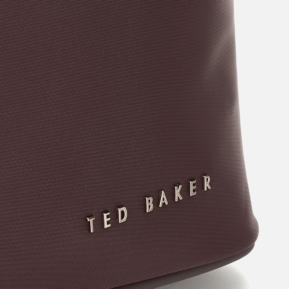 Ted Baker Women's Macieyy Chunky Zip Small Nylon Tote Bag - Oxblood