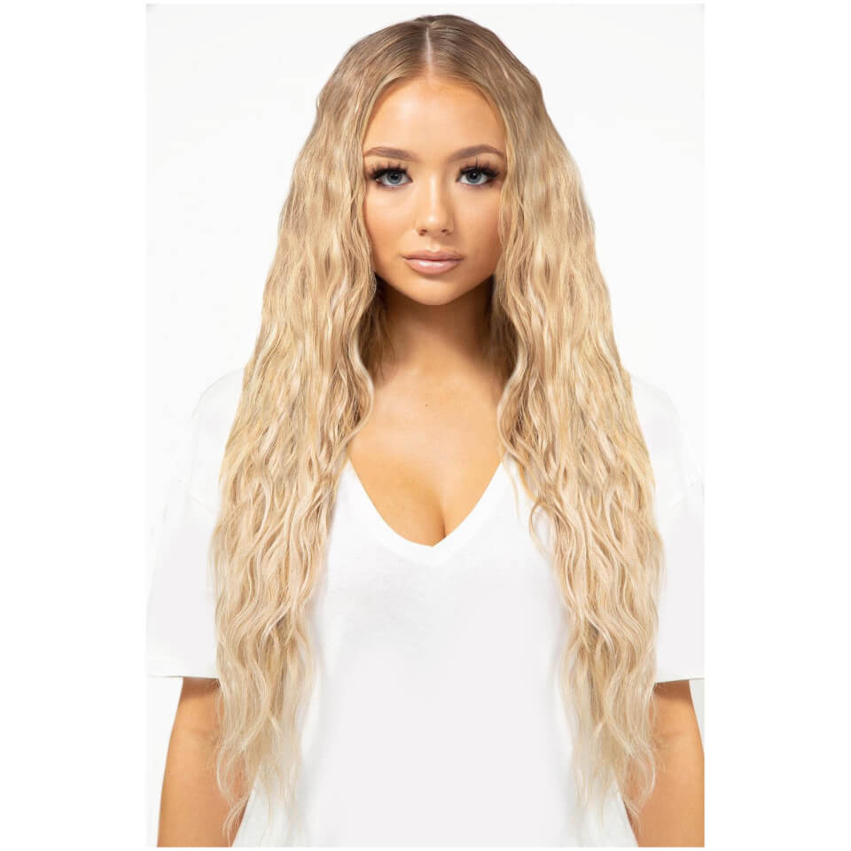 Beauty Works 18 Inch Beach Wave Double Hair Extension Set (Various Shades)