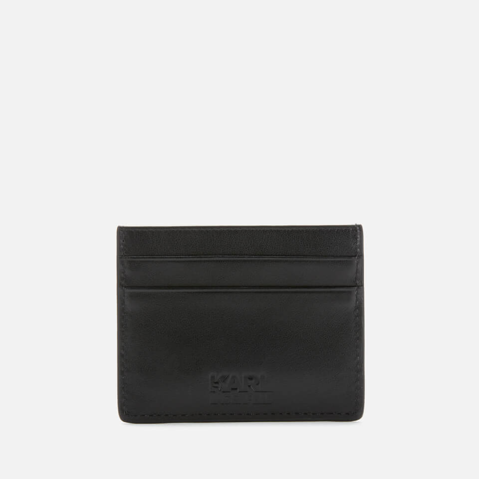 Karl Lagerfeld Women's K/Ikonik Pin Cardholder - Black