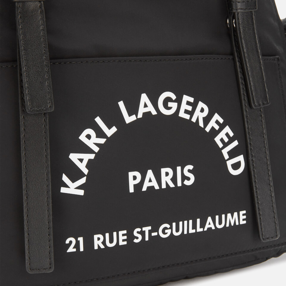Karl Lagerfeld Women's Rue St. Guillaume Backpack - Black