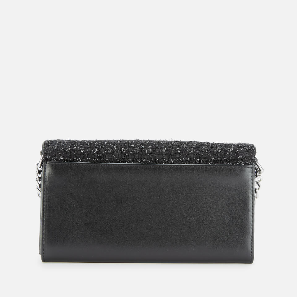 Karl Lagerfeld Women's K/Klassik Pins Wallet on Chain - Black