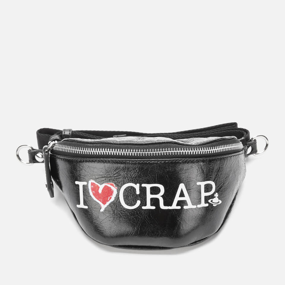 Vivienne Westwood Women's I Love Crap Mini Bum Bag - Black