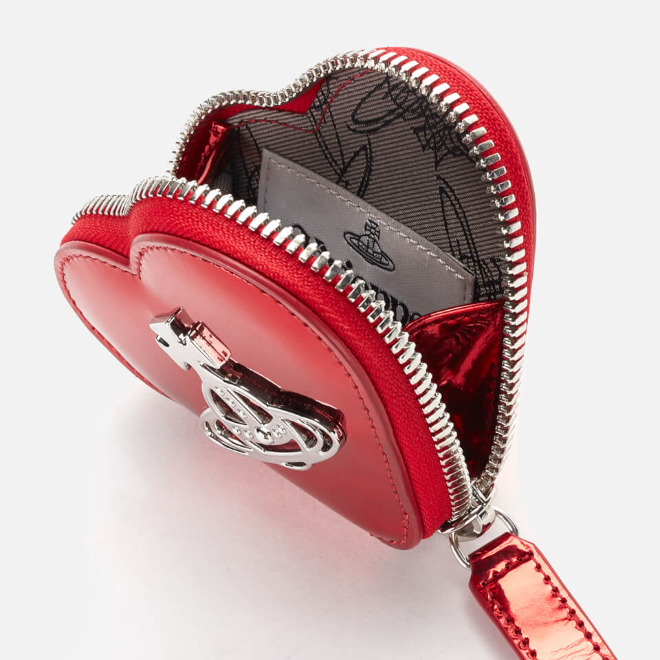 Vivienne Westwood Women's Johanna Heart Coin Case - Red
