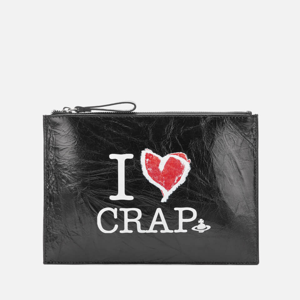 Vivienne Westwood Women's I Love Crap Pouch - Black