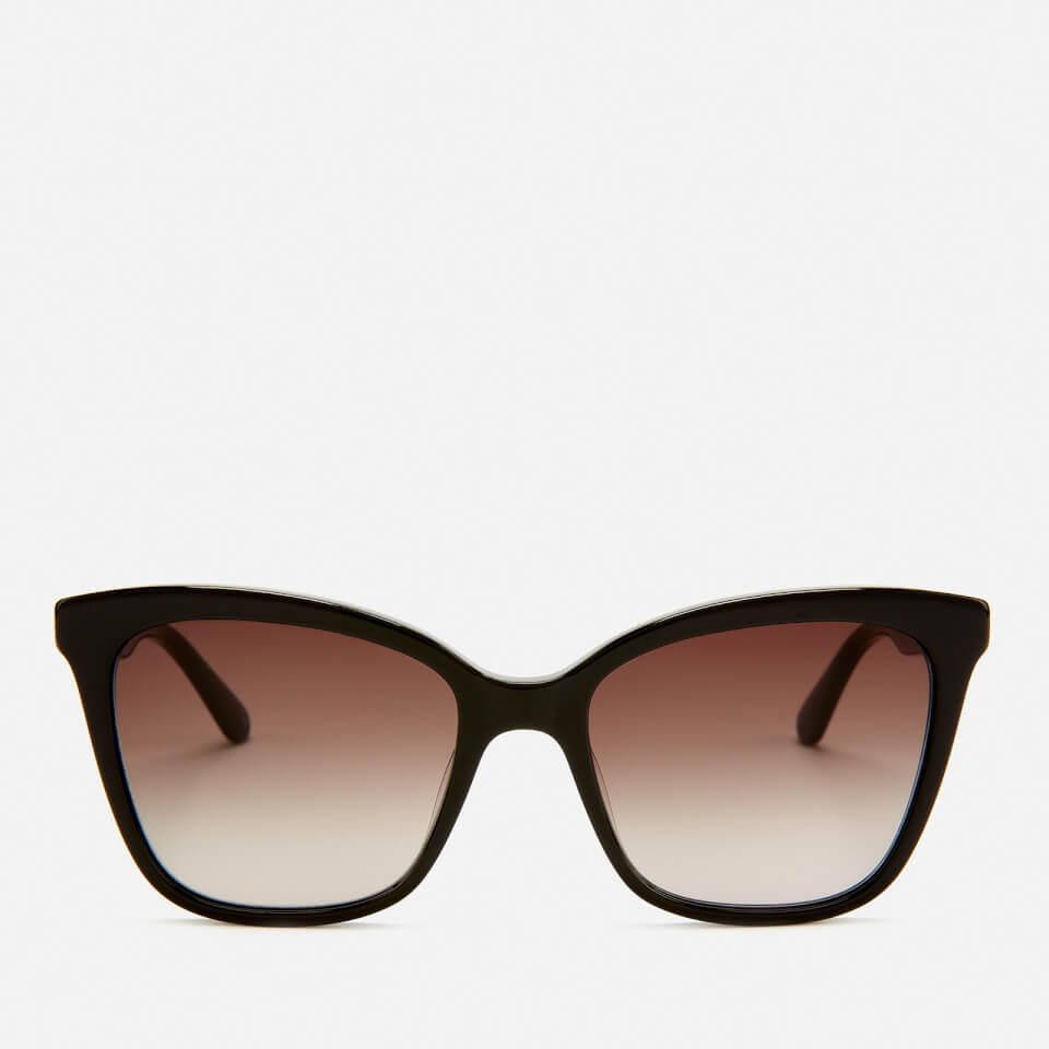 Karl Lagerfeld Women's Butterfly Frame Sunglasses - Black