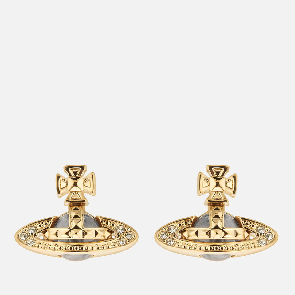 Vivienne Westwood Women's Pina Bas Relief Earrings - Gold Crystal