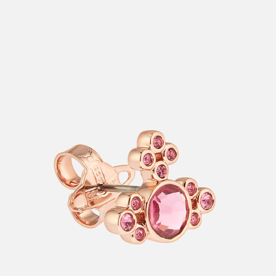 Vivienne Westwood Women's Brucella Bas Relief Earrings - Pink Gold Rose