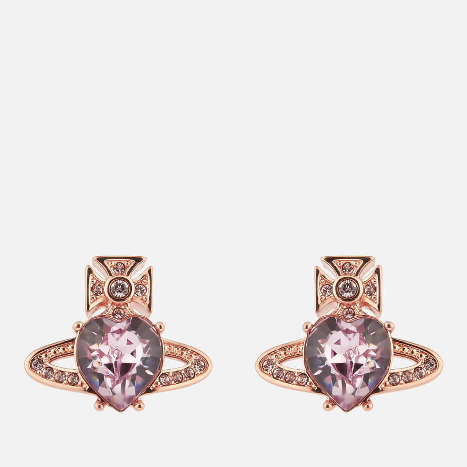 Vivienne Westwood Women's Ariella Earrings - Pink Gold Light Amethyst