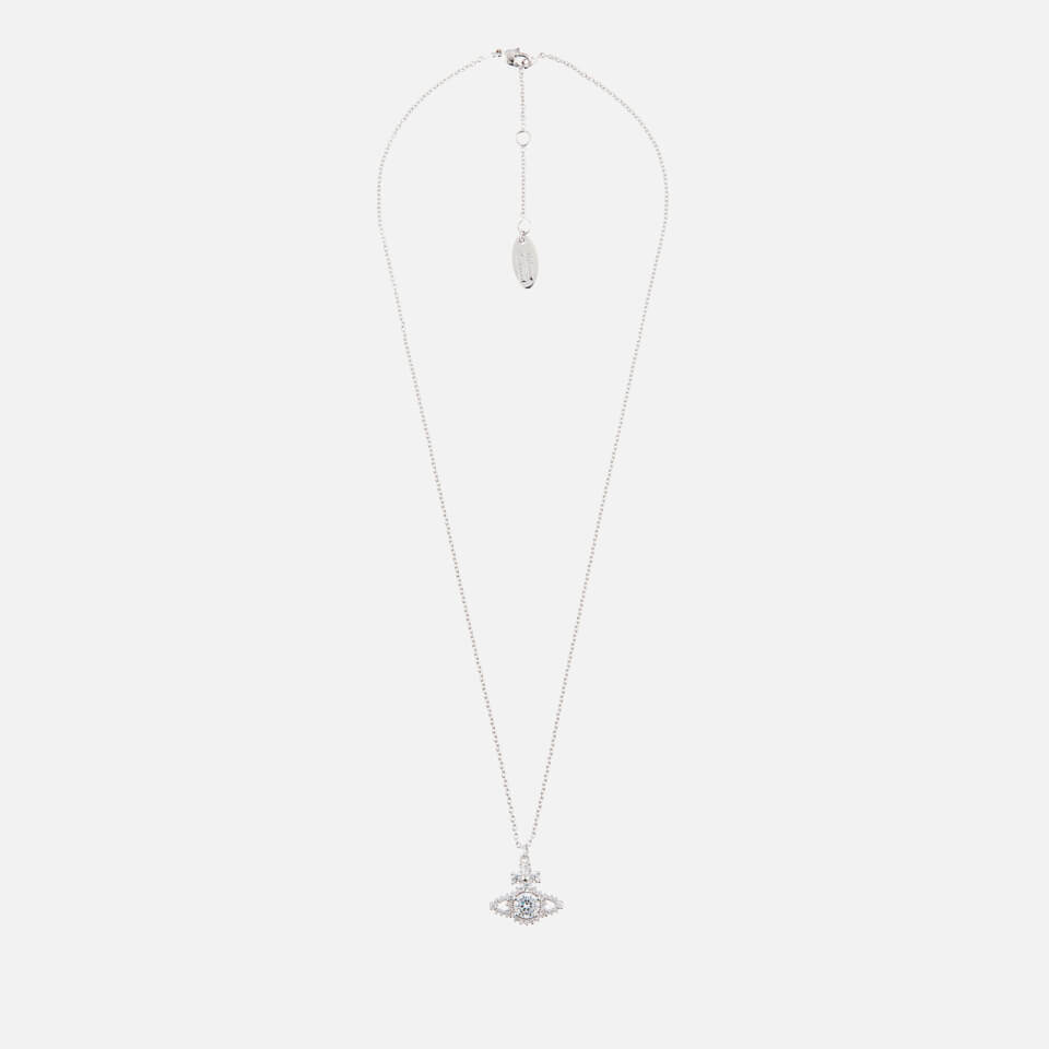 Vivienne Westwood Women's Valentina Orb Pendant - Rhodium White CZ