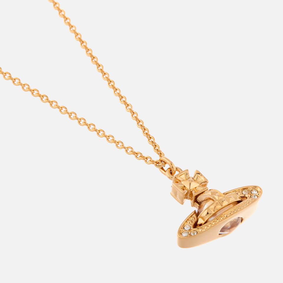 Vivienne Westwood Women's Pina Small Bas Relief Pendant - Gold Crystal