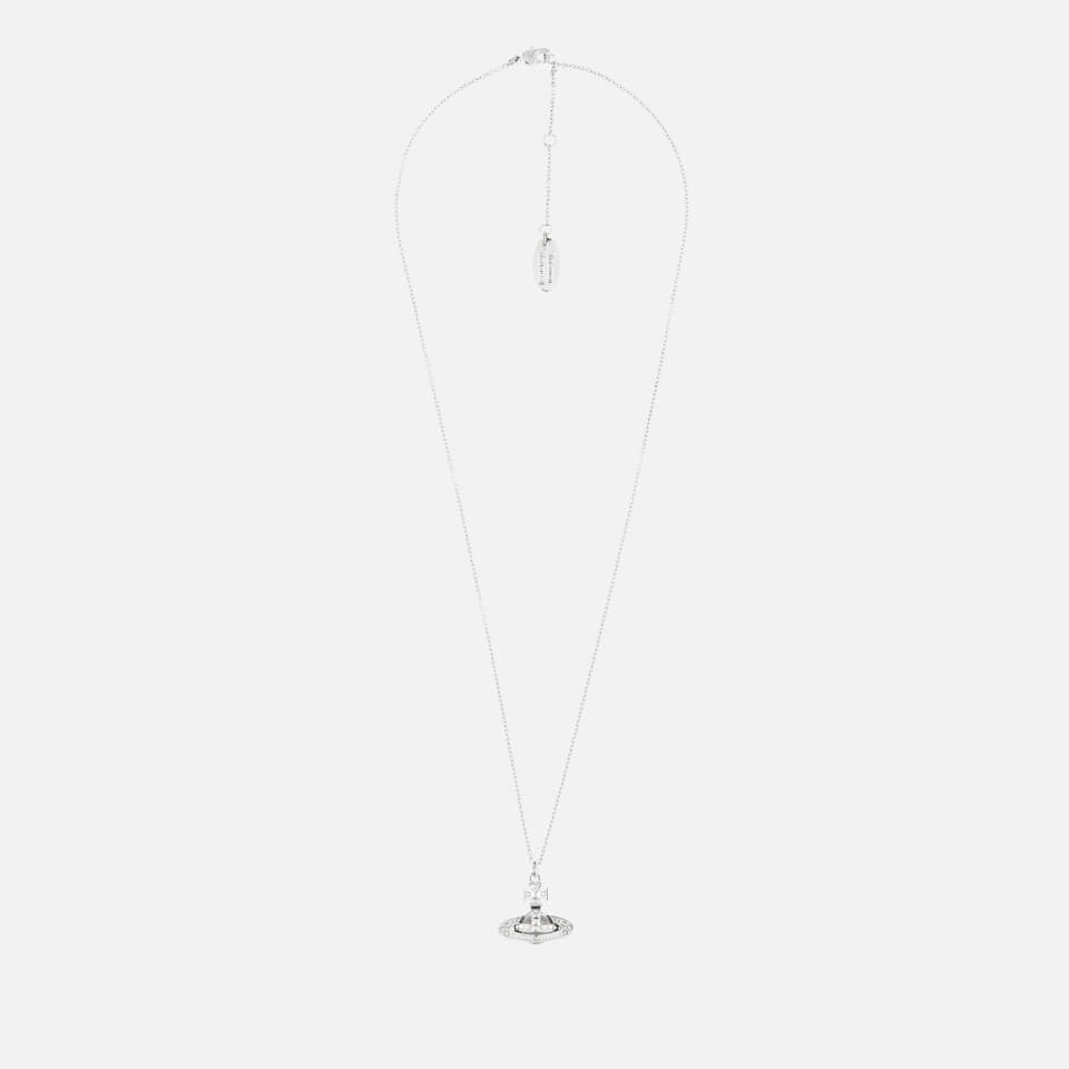 Vivienne Westwood Women's Pina Small Bas Relief Pendant - Rhodium Crystal