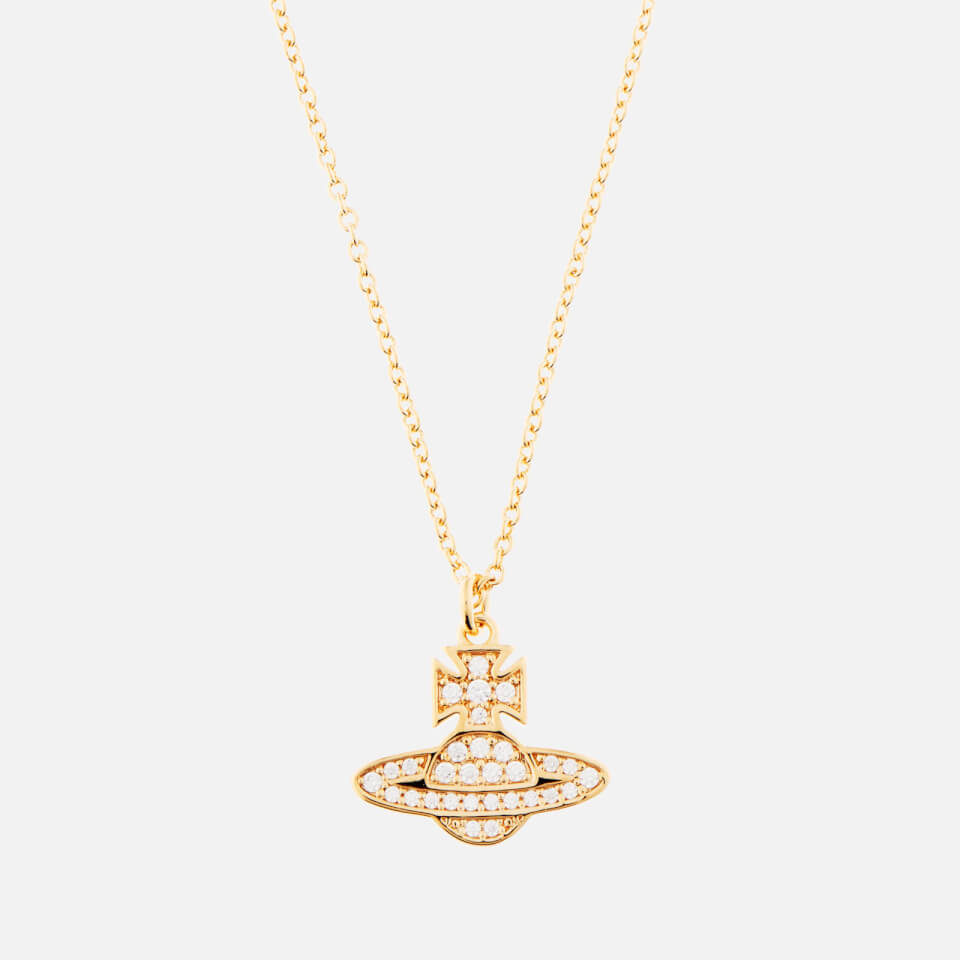 Vivienne Westwood Women's Romina Pave Orb Pendant - Gold White Cz