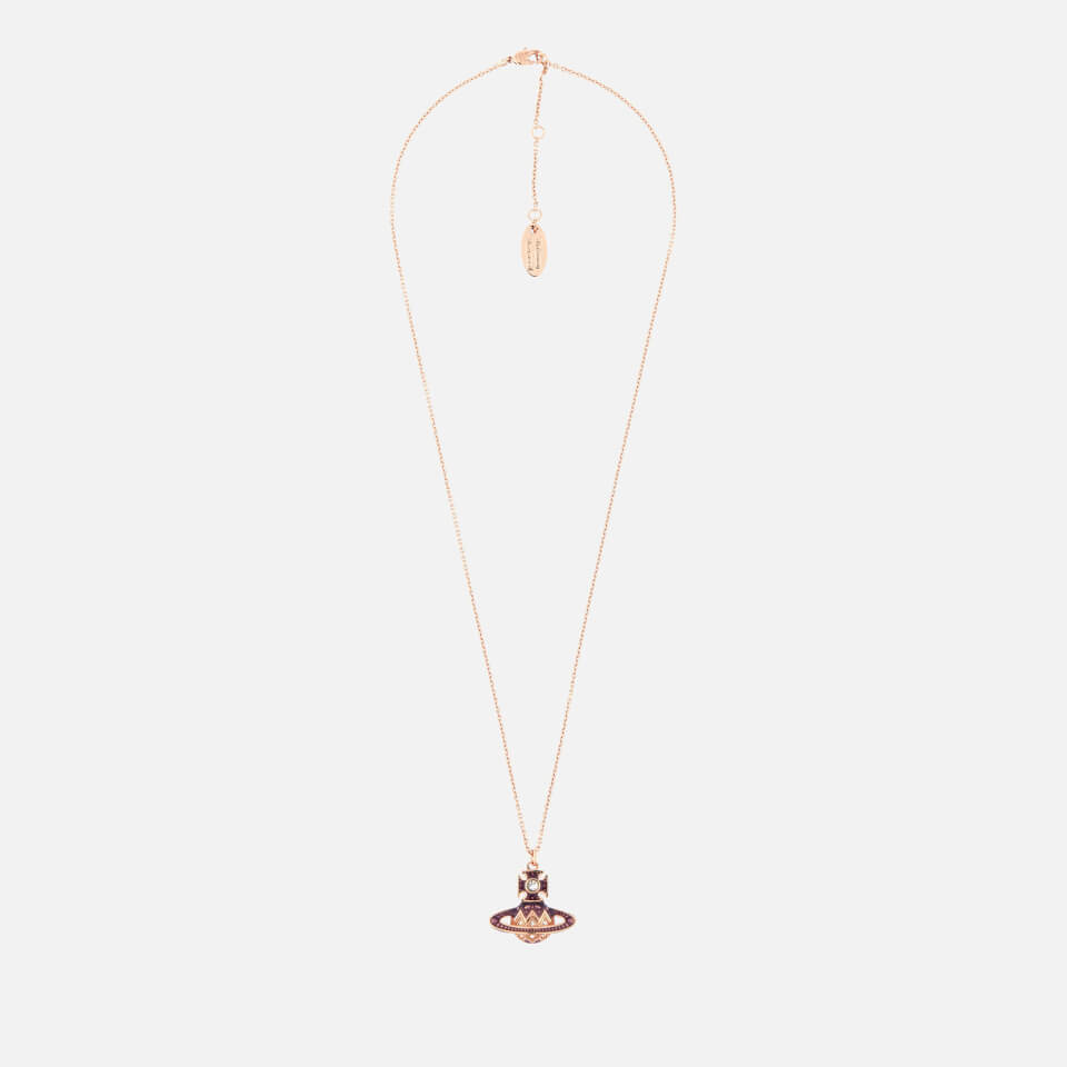 Vivienne Westwood Women's Aretha Small Bas Relief Pendant - Pink Gold