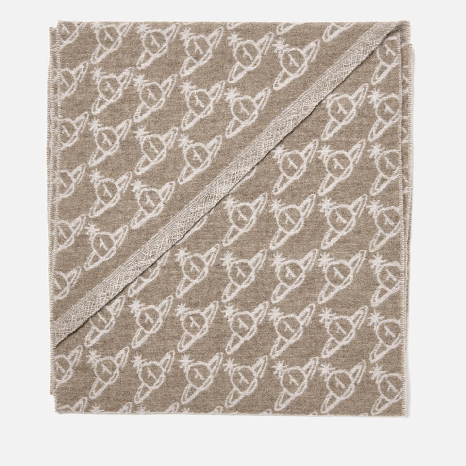 Vivienne Westwood Women's One All Over Logo Scarf - Pink-Sand