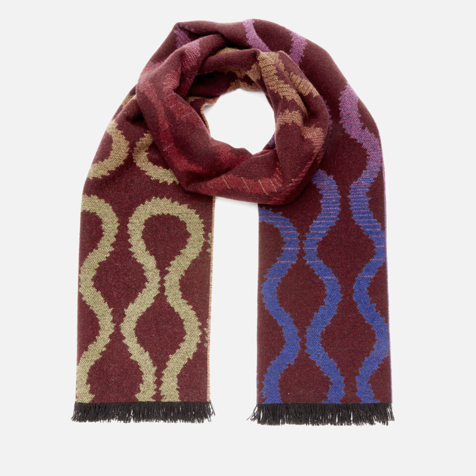 Vivienne Westwood Women's Fire Squiggle Scarf - Oxblood