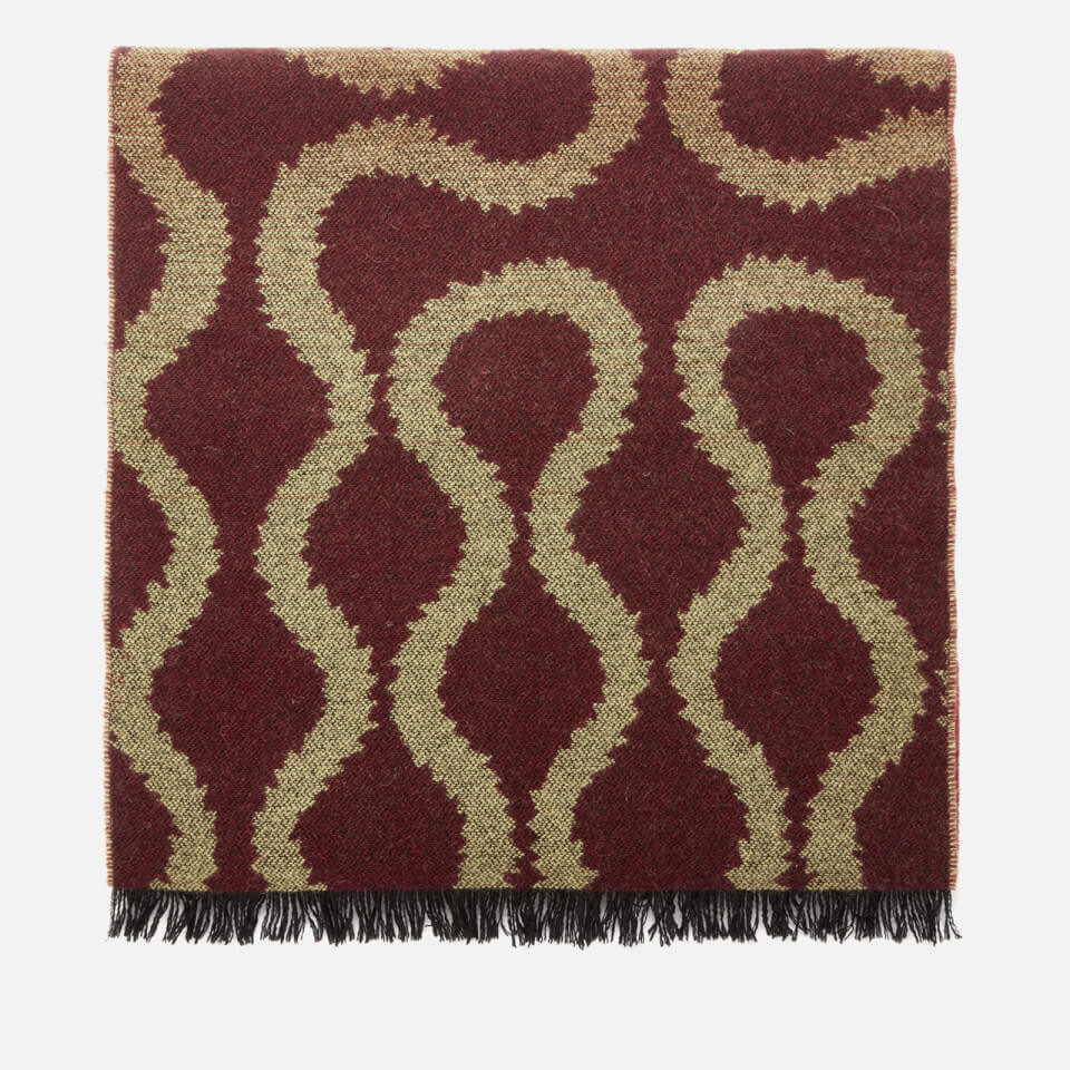 Vivienne Westwood Women's Fire Squiggle Scarf - Oxblood