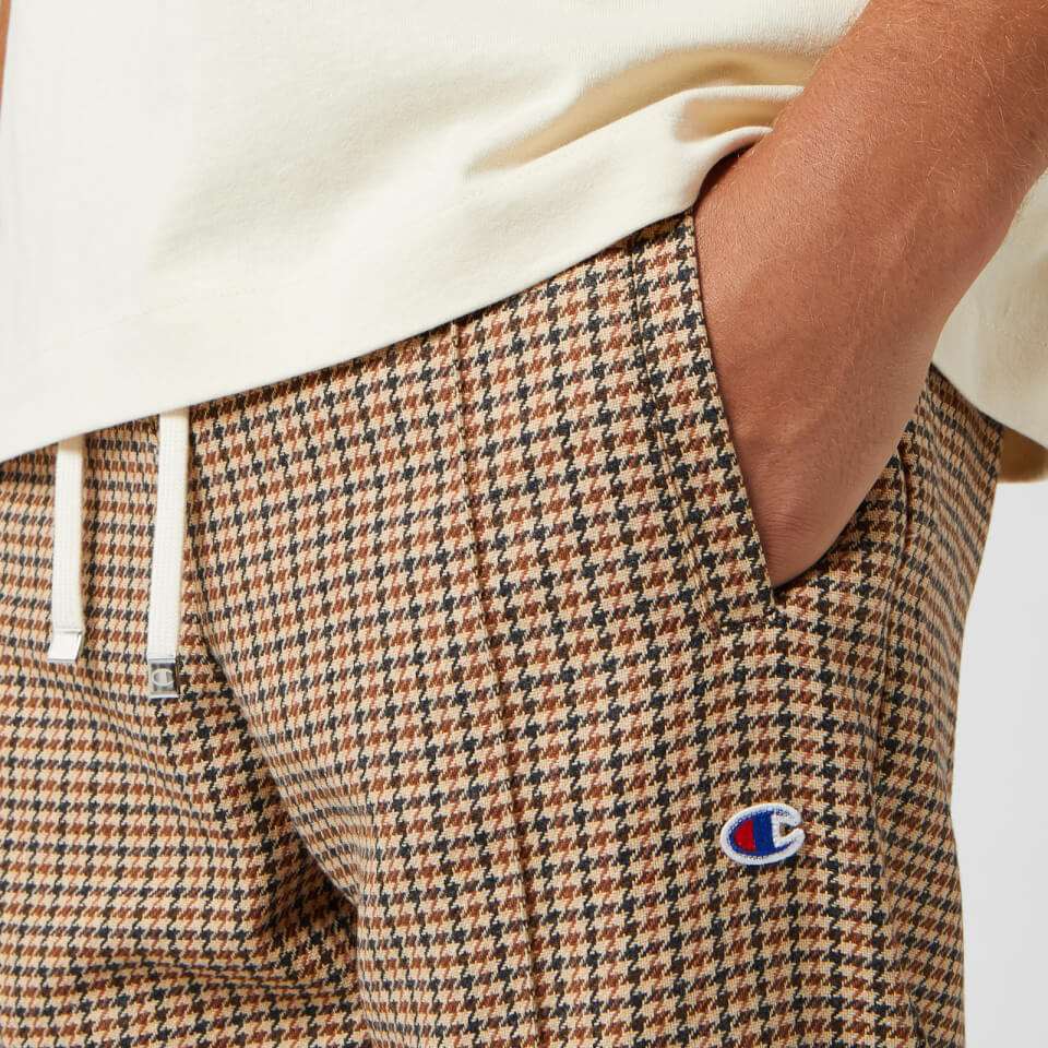 Champion X Clothsurgeon Men s Straight Hem Pants Brown Check Coggles