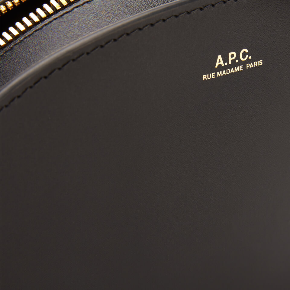 A.P.C. Clutch Demi-Lune Leather Bag