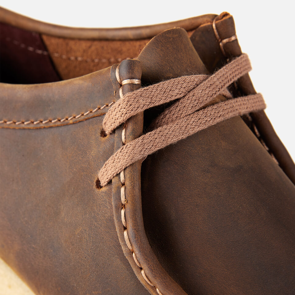 Clarks Originals Men s Wallabee Leather Shoes Beeswax Allsole
