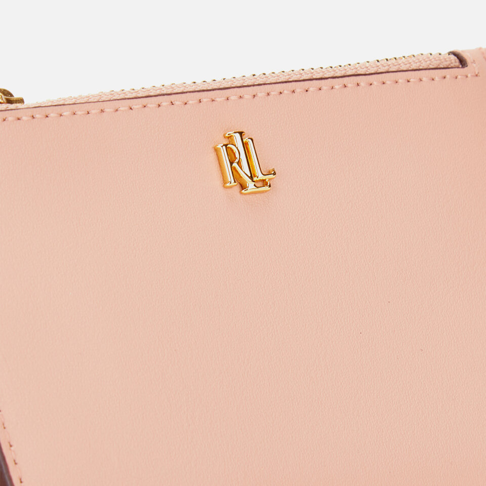 Lauren Ralph Lauren Women's Zip Medium Card Case - Mellow Pink/Porcini