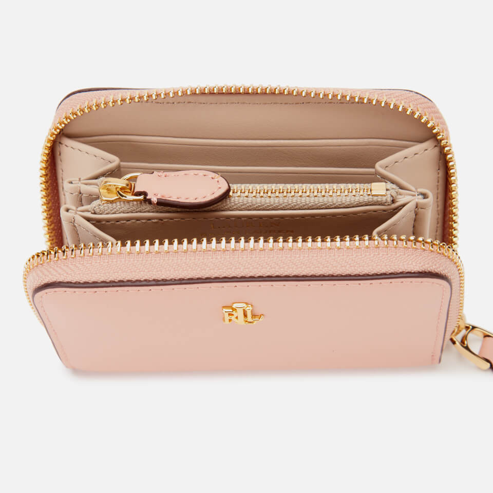 Lauren Ralph Lauren Women's Small Zip Wallet - Mellow Pink/Porcini