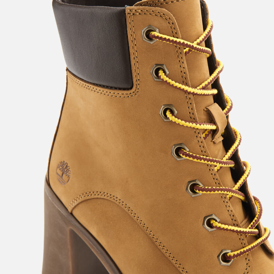 Timberland Women's Inch Lace up Boots - Wheat Nubuck | Worldwide Delivery | Allsole