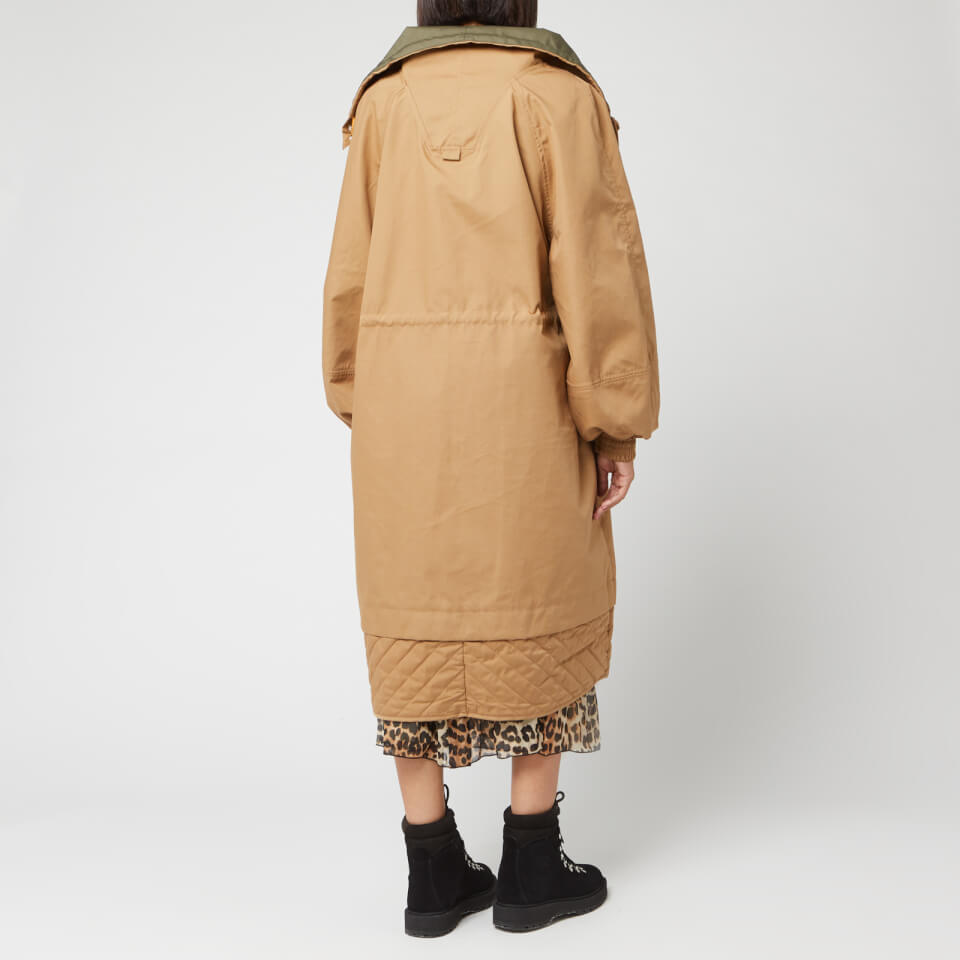 Ganni double cotton jacket cheap