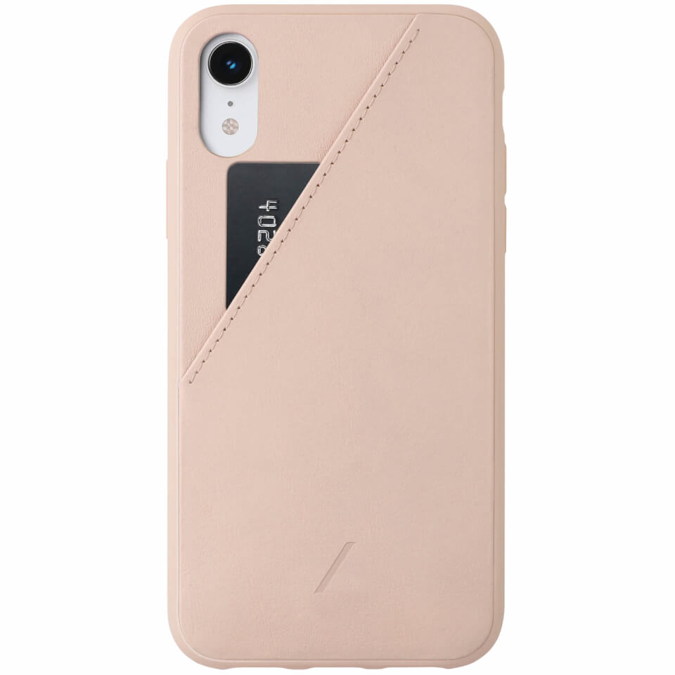 Native Union Clic Card iPhone XR Case - Rose