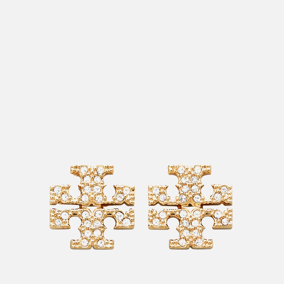 Tory Burch Women's Kira Pave Stud Earrings - Tory Gold