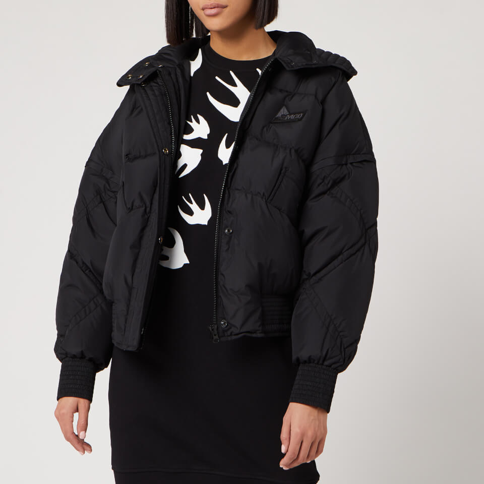 McQ Alexander McQueen Women's Hybrid Puffer Jacket - Darkest Black - IT  40/UK 8 | Coggles