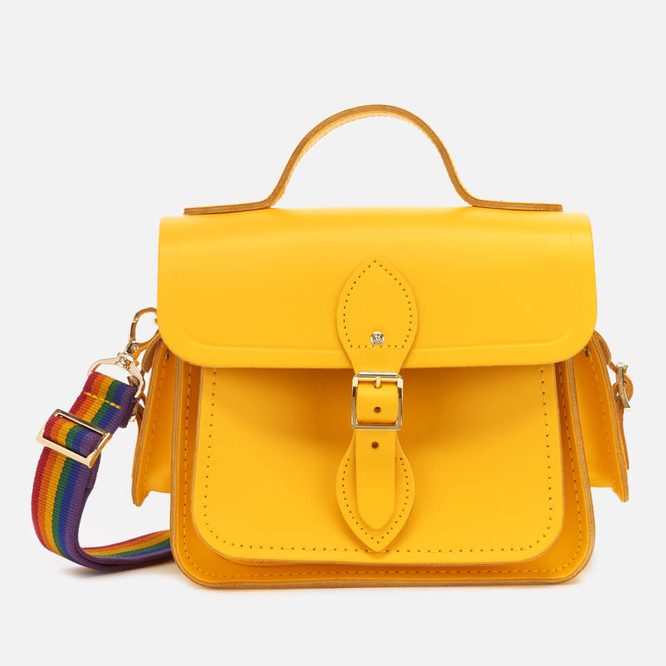 The Cambridge Satchel Company Women's Traveller Bag with Side Pockets - Spectra Yellow/Rainbow