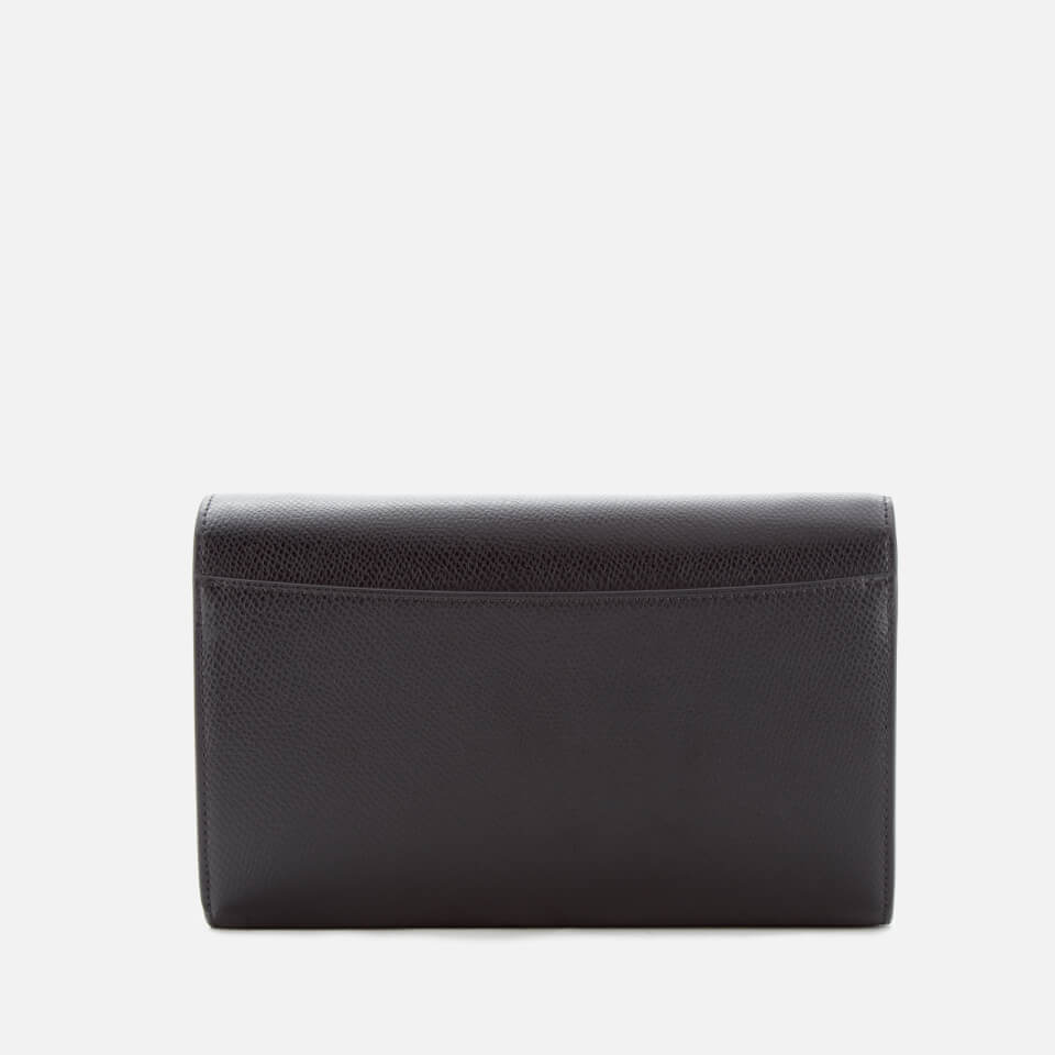 Emporio Armani Women's Large Zip Around Wallet - Black/Red