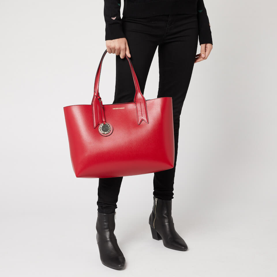 Emporio Armani Women's Shopper Bag - Ruby/Blue