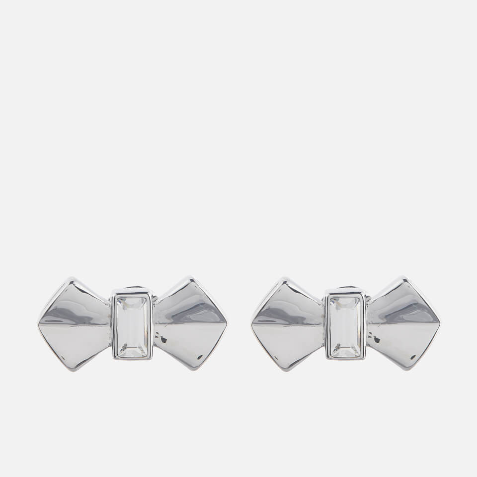 Ted Baker Women's Susli Solitaire Bow Stud Earrings - Silver