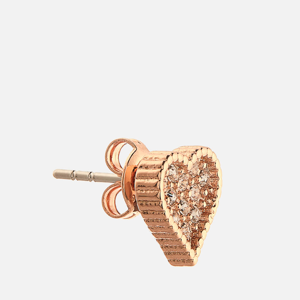 Ted Baker Women's Hanila Hidden Heart Stud Earrings - Rose Gold